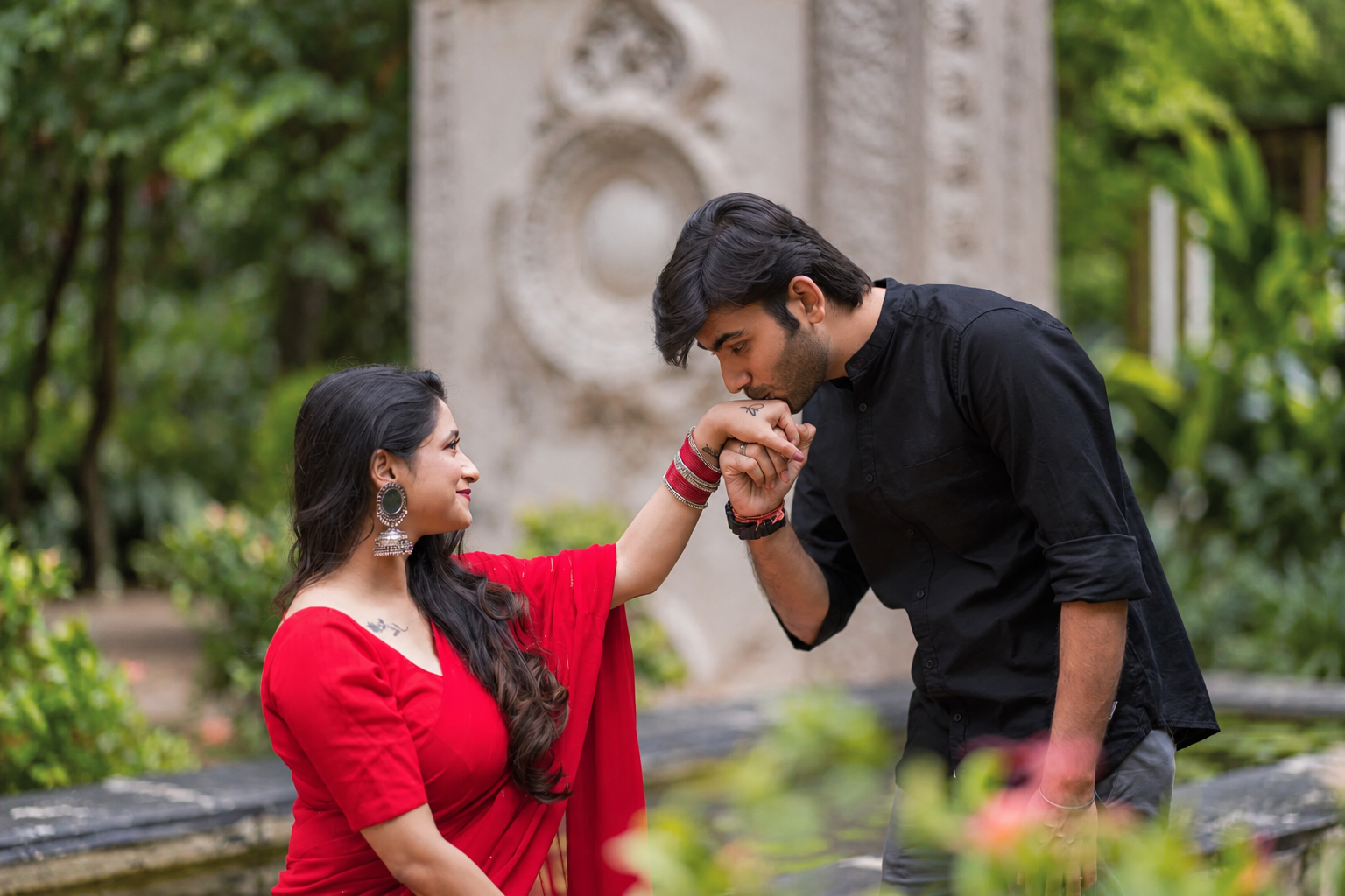 Raw pre-wedding photograph before Firos Photography editing